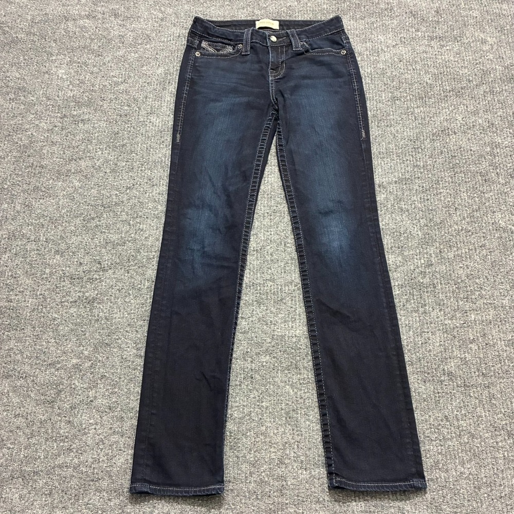 Big Star Kate‎ Straight Jeans Womens Size 25R Blue Denim Legendary Low Rise